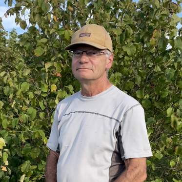 Portrait of hazelnut grower, Paul Ronsheim